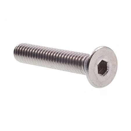 Prime-Line Socket Cap Screw, Flat Head Allen Drive #8-32 X 1in 18-8 Stainless Steel 10PK 9173144